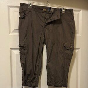 Dark Brown Mid Shin Length Pants